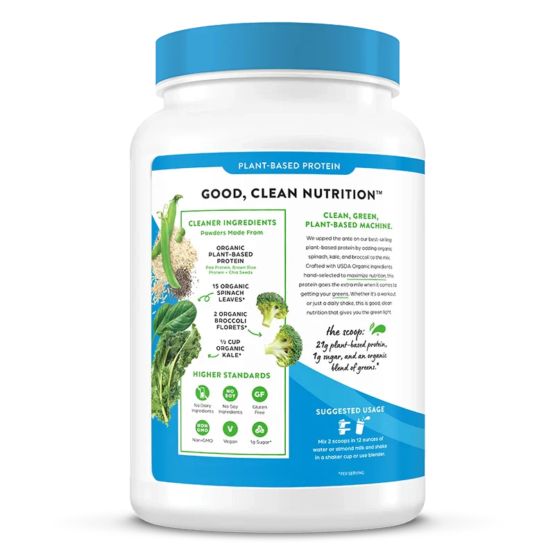 Organic Protein? & Greens Plant Based Protein Powder - Vanilla Bean