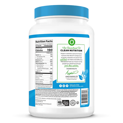 Organic Protein? & Greens Plant Based Protein Powder - Vanilla Bean