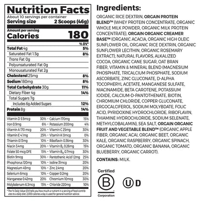 Kids Protein Nutrition Shake Mix - Chocolate Brownie