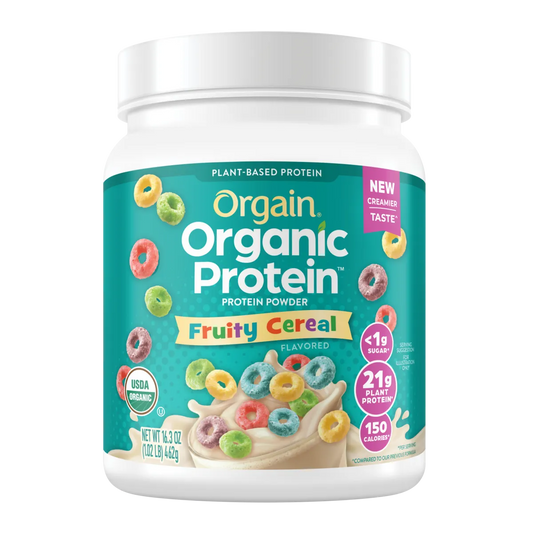 Organic Protein? Plant Based Protein Powder - Fruity Cereal