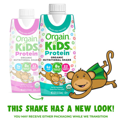 Kids Protein Organic Nutrition Shake - Fruity Cereal